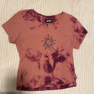 Minga Tie Dye Crop Top size small